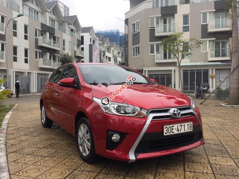 Bán xe Toyota Yaris 1.5G đời 2017, màu đỏ, xe nhập-3