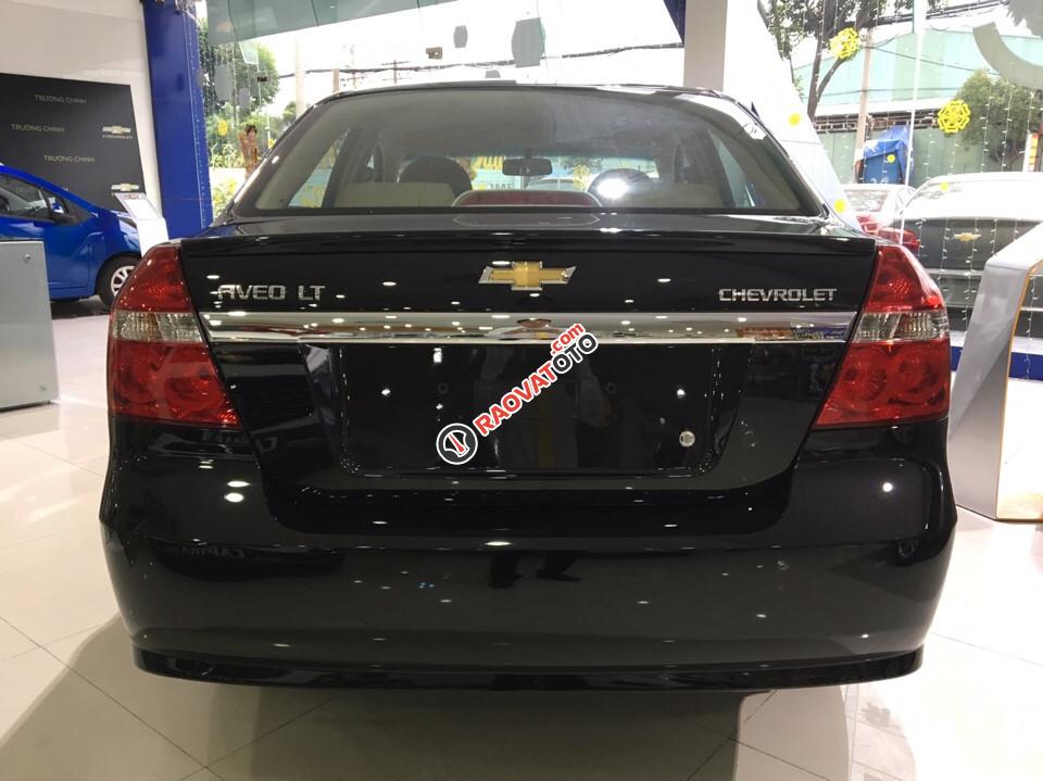 Bán xe Chevrolet Aveo LT 2017, màu đen, giá 459tr-4