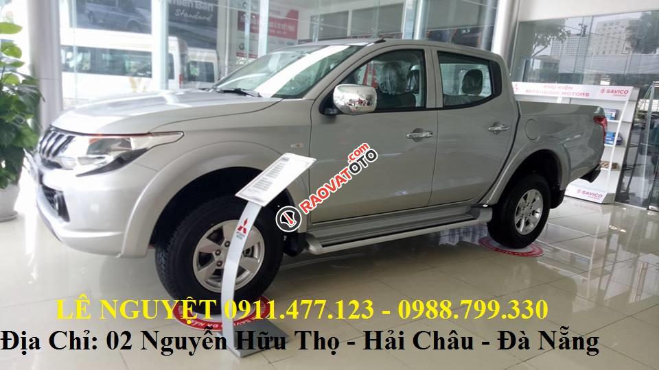 Bán tải Triton xe nhập, 7lít/100km, 1 cầu số sàn, trả góp 90% xe, LH Lê Nguyệt: 0988.799.330-5