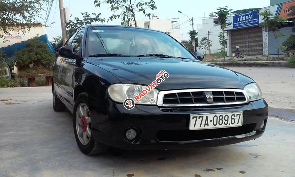 Bán xe Kia Spectra đời 2004, màu đen-5