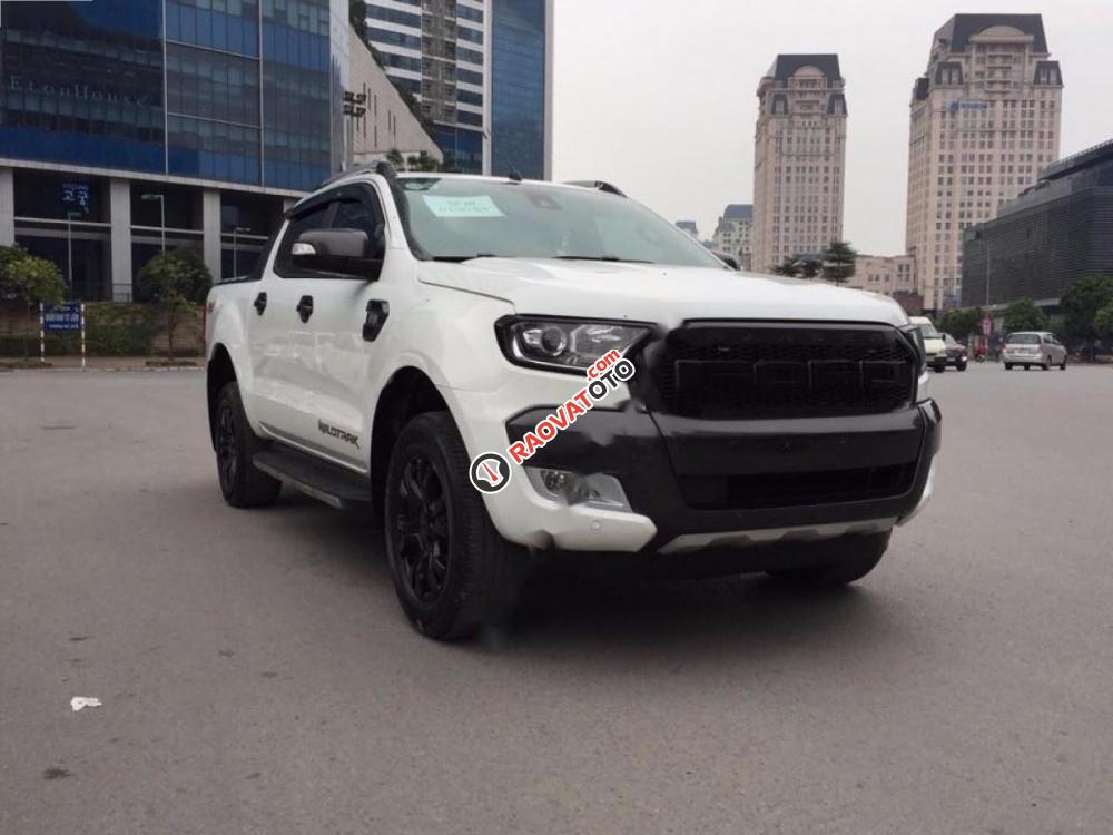 Bán Ford Ranger Wildtrak 3.2 4x4 đời 2017, màu trắng, xe nhập-1