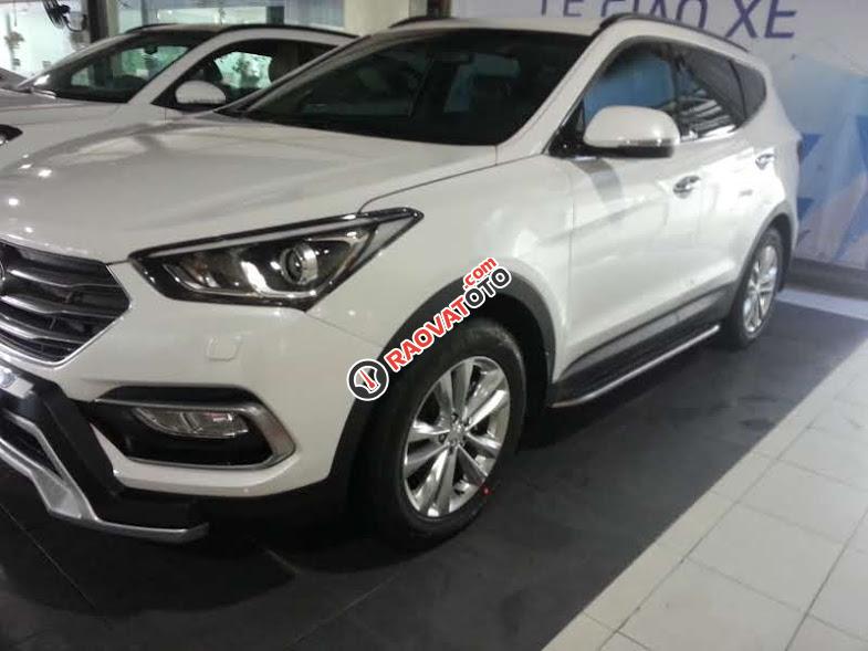 Cần bán Hyundai Santa Fe đời 2017, màu trắng-9