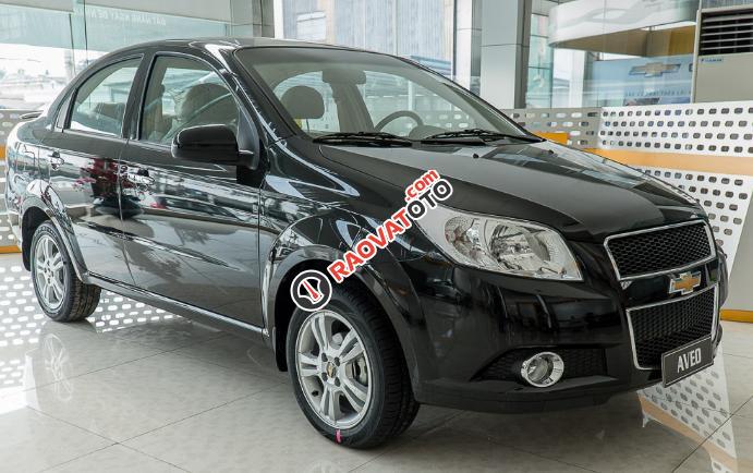 Chevrolet Aveo LTZ 1.4L màu đen 5 chỗ, hỗ trợ vay ngân hàng đến 90%, LH: 0945.307.489-1