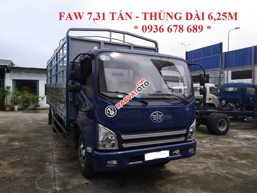 Bán xe tải thùng mui bạt Faw 7,31 tấn thùng dài 6,25m, máy khỏe, giá tốt nhất toàn quốc-2