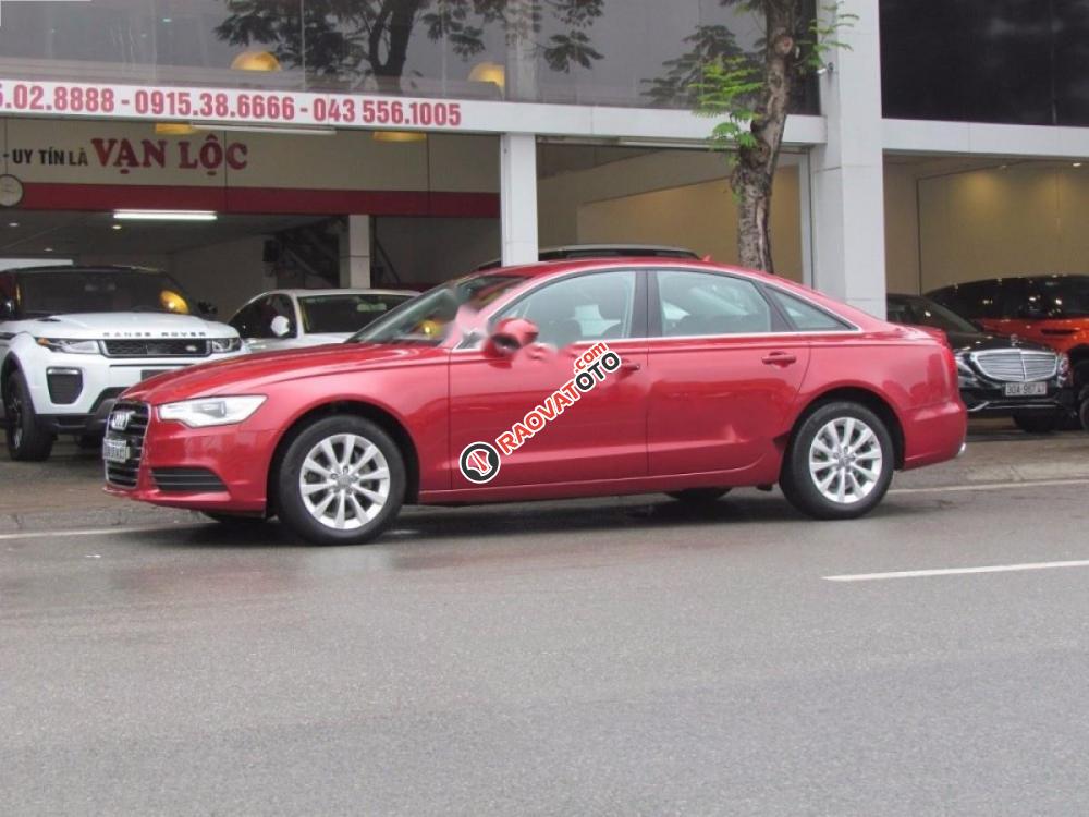 Bán Audi A6 2.0T đời 2013, màu đỏ, nhập khẩu số tự động-0