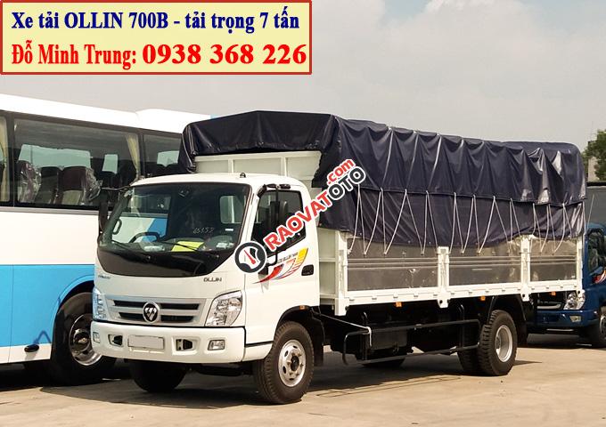 Xe tải Thaco Ollin 700B, tải trọng 7 tấn, thùng dài 6.15 mét Thaco Long An-4