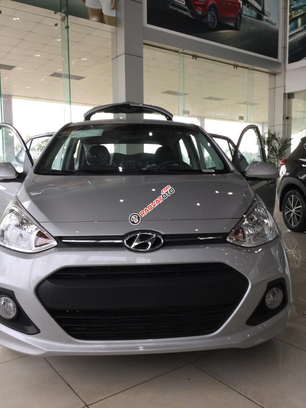 Cần bán Hyundai Grand i10 mới 100% đời 2018, màu bạc, nhập khẩu, giá tốt nhất-0