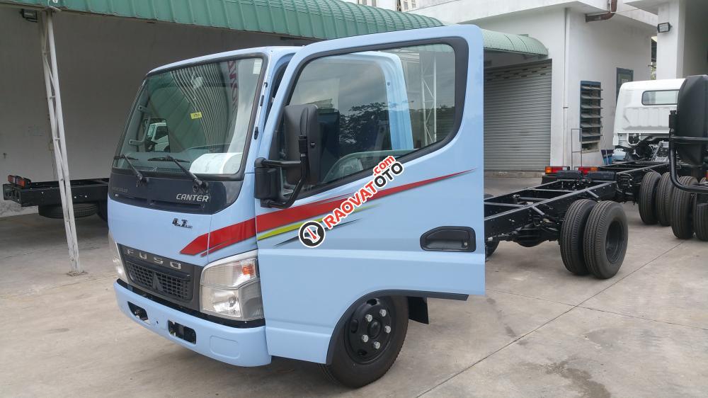 Fuso Canter 4.7, thùng kín inox, đóng sẵn giao ngay, lãi suất 4.99%-2