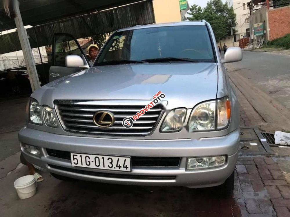 Cần bán lại xe Lexus LX 470 đời 2005, màu bạc, xe nhập-2