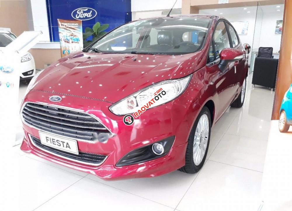 Bán ô tô Ford Fiesta S 1.0 AT Ecoboost sản xuất 2017, màu đỏ, 616 triệu-0