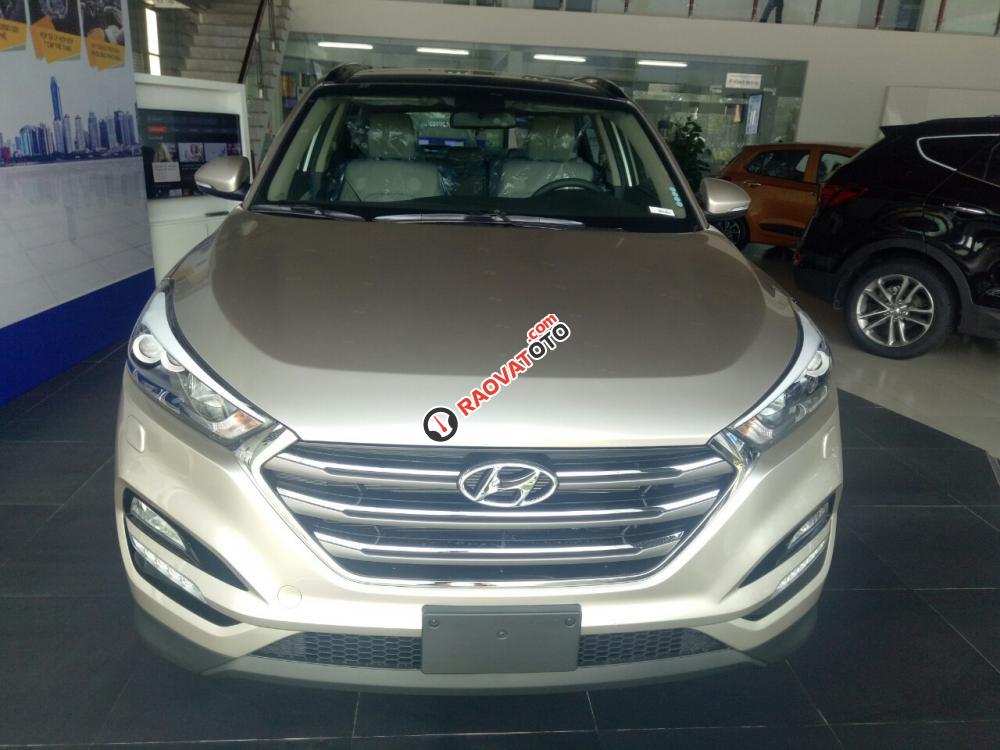 Hyundai Cầu Diễn bán Hyundai Tucson Limited 2.0 AT FWD CKD năm 2017, màu ghi vàng-0