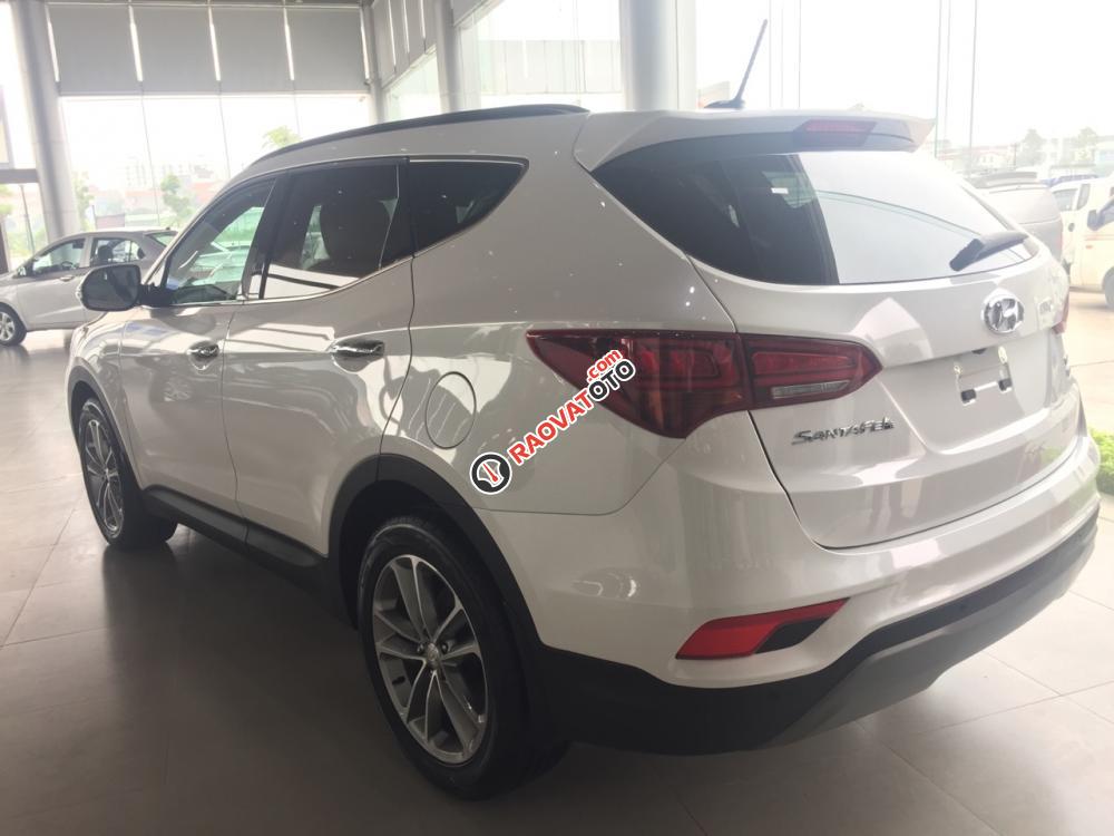 Bán xe Hyundai Santa Fe đời 2017, màu trắng từ 898tr, LH: 0947647688-12