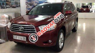 Bán ô tô Toyota Highlander đời 2008, màu đỏ, nhập khẩu nguyên chiếc-5