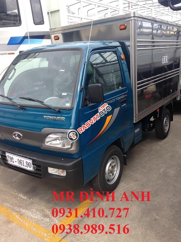 Xe tải nhỏ Towner 800, tải trọng 850kg, thùng kín, màu xanh dương, hỗ trợ trả góp-4