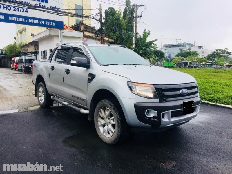 Bán Ford Ranger 3.2 đời 2015, màu trắng, nhập khẩu-0