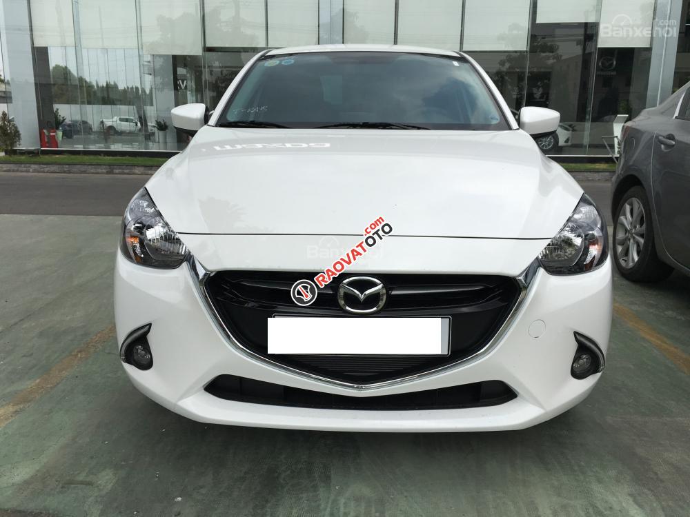 Bán Mazda 2 1.5L AT Sedan đời 2018, màu trắng, 529 triệu liên hệ ngay Mazda Cộng Hòa-0