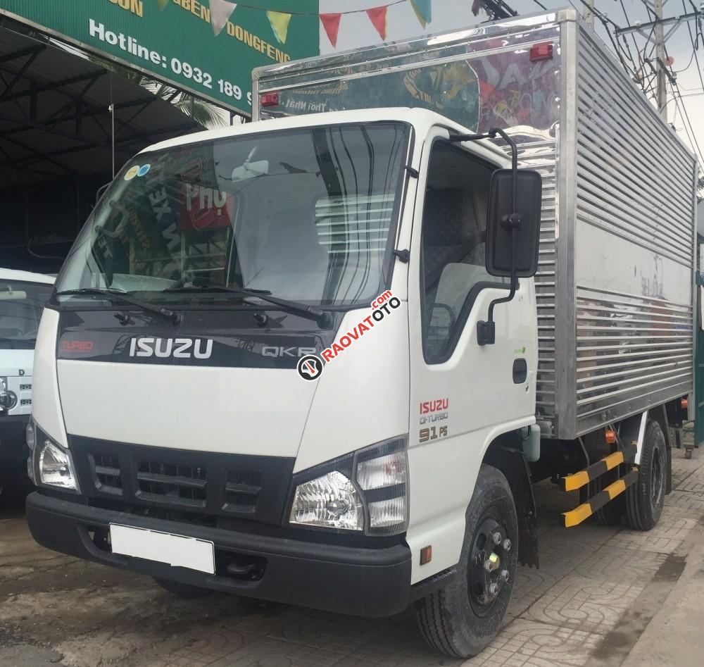 Bán xe tải Isuzu 2,4 tấn thùng dài 4.3m, đời 2017 vào thành phố-1