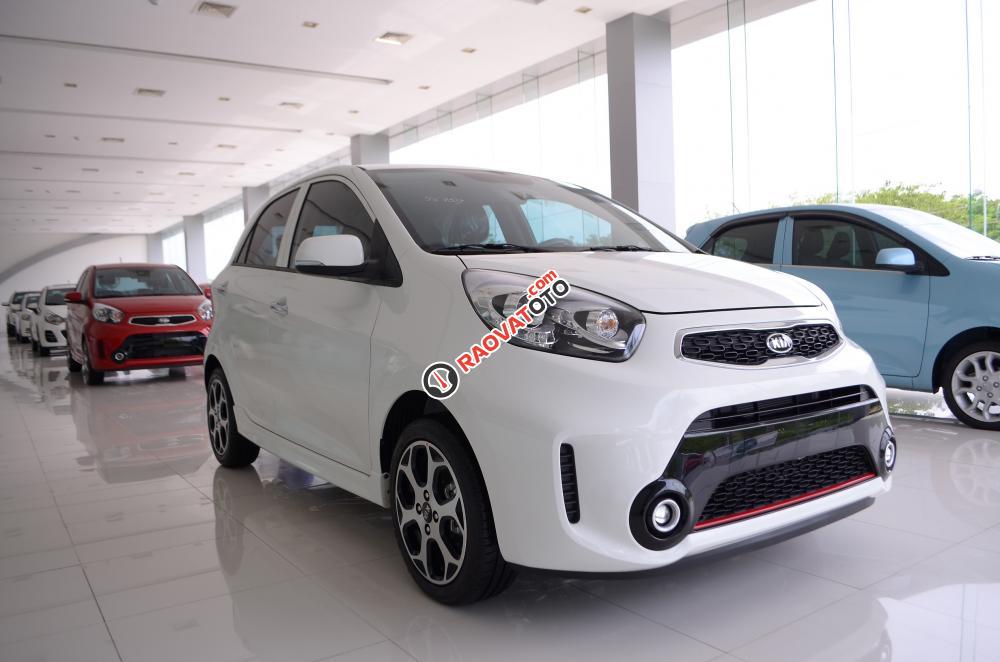 Bán xe Kia Morning Si 1.25AT sản xuất 2018, màu trắng, 379tr-1