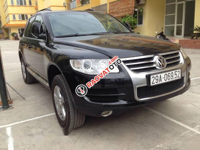 Bán Volkswagen Touareg sản xuất 2008, màu đen, xe nhập-5