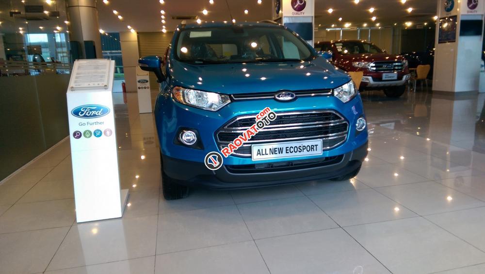 Ford EcoSport Titanium 1.5P AT đời 2017, màu xanh lam-8