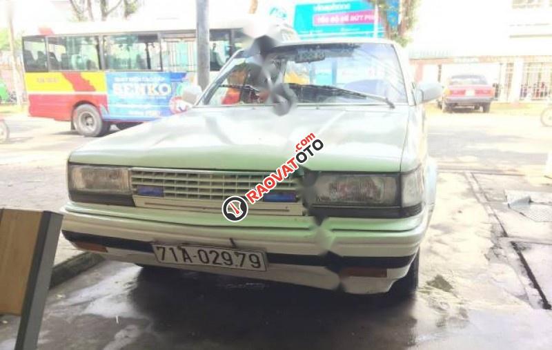 Bán Nissan Bluebird 1.6 sản xuất 1990, màu trắng, xe nhập, 28tr-0