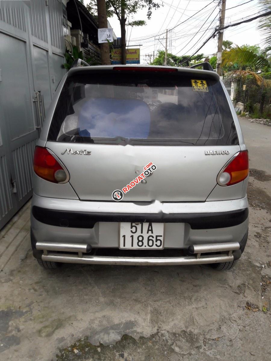 Bán Daewoo Matiz 0.8 MT đời 2001, màu bạc, xe nhập, giá tốt-2