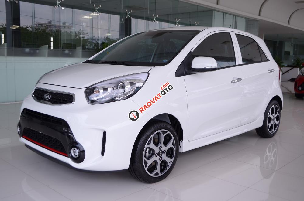 Bán xe Kia Morning Si 1.25AT sản xuất 2018, màu trắng, 379tr-6