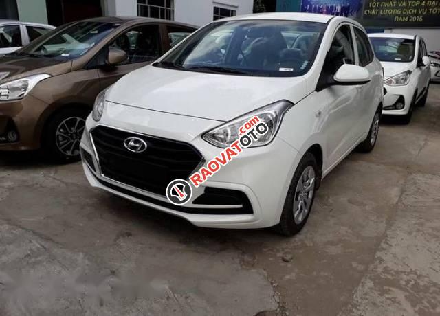 Bán Hyundai Grand i10 1.2 MT đời 2017, màu trắng-1