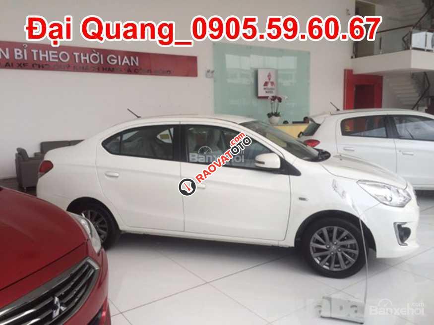 Cần bán xe Mitsubishi Attrage tại Đà Nẵng, màu trắng, Lh Quang 0905596067, vay lên đến 90 %-3