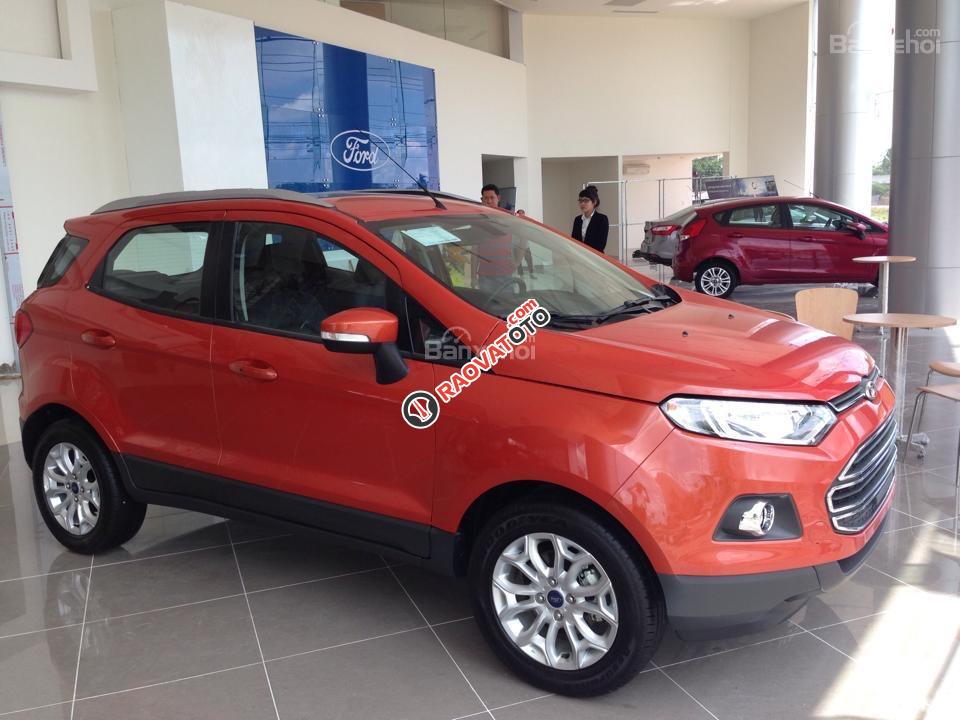 Bán xe Ford EcoSport Titanium 1.5P AT đời 2017, màu đỏ-1