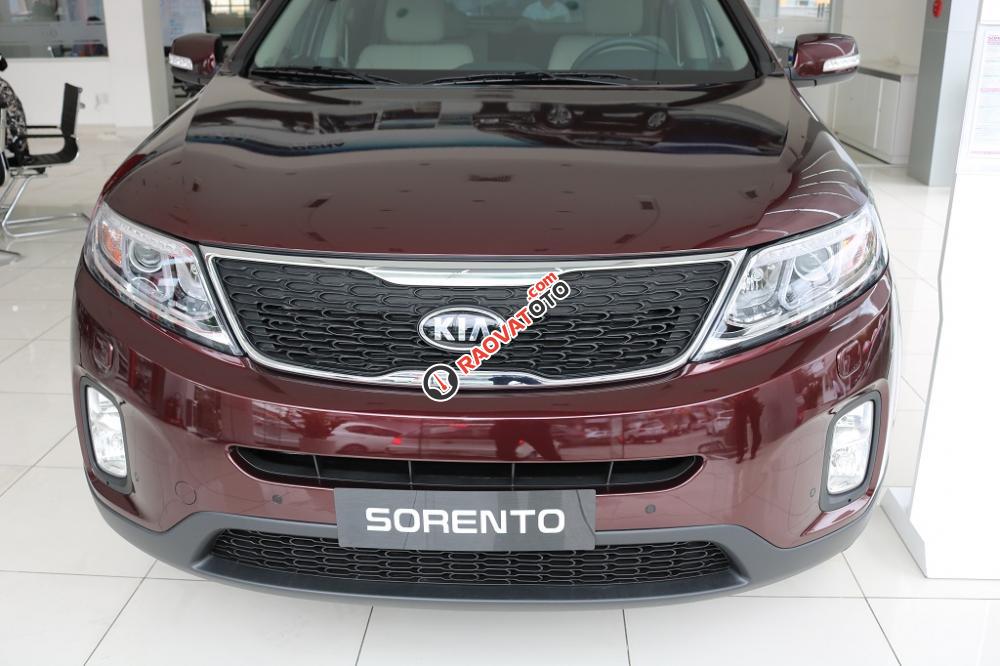 Bán ô tô Kia Sorento GATH đời 2017, màu đỏ, giá tốt, hỗ trợ vay 80%-0