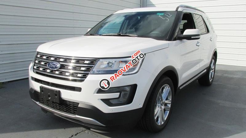 Bán Ford Explorer Limited sản xuất 2017, màu trắng, giao ngay tại Ford Bình Dương-1