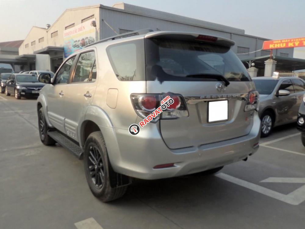 Bán Toyota Fortuner 2.7V 4x2 AT đời 2015, màu bạc -5