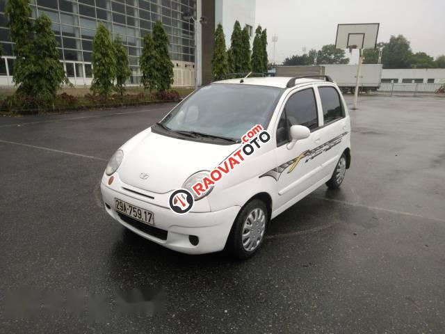 Bán Daewoo Matiz MT đời 2007, màu trắng như mới-0