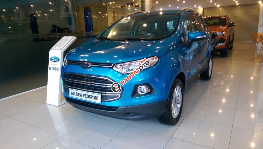Ford EcoSport Titanium 1.5P AT đời 2017, màu xanh lam-10