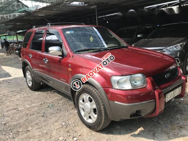 Bán xe Ford Escape đời 2002, màu đỏ, giá 175tr-2