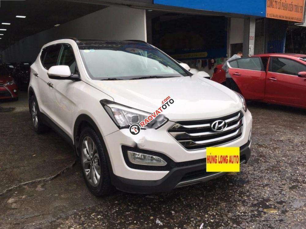 Bán xe Hyundai Santa Fe 2.4L 4WD đời 2016, màu trắng-2