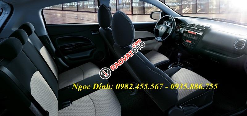 Xe Mirage 2017 giá tốt tại Đà Nẵng, bán xe Mirage CVT màu đỏ, giá tốt nhất-7