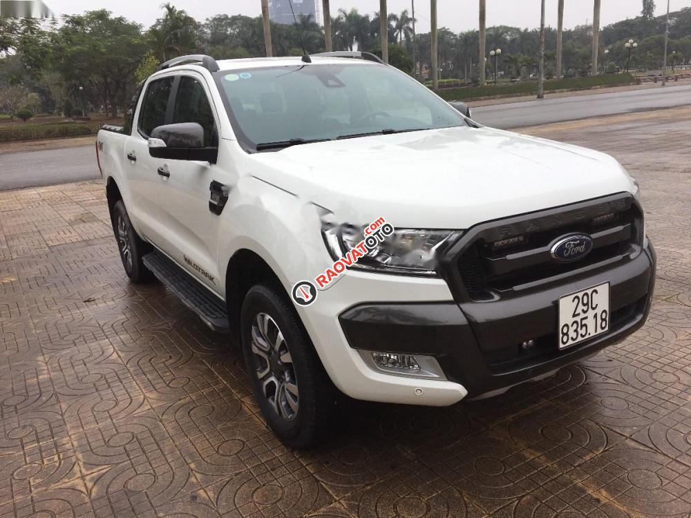 Cần bán lại xe Ford Ranger 3.2 đời 2016, màu trắng, nhập khẩu chính chủ, 815 triệu-1