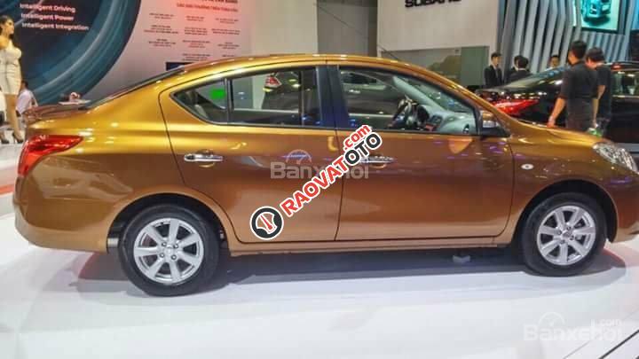 Bán xe Nissan Sunny XLMT đời 2017, màu vàng, giá 463tr-1