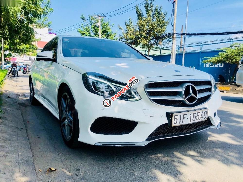 Cần bán xe Mercedes E250 AMG đời 2015, màu trắng, nhập khẩu nguyên chiếc-1