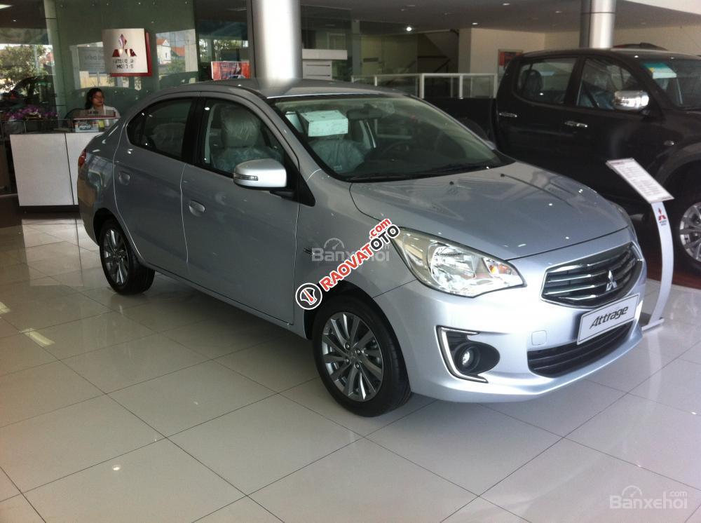 Cần bán xe Mitsubishi Attrage năm 2017, màu bạc, nhập khẩu, 410 triệu. Lh: 0905.91.01.99 Mr. Phú-4