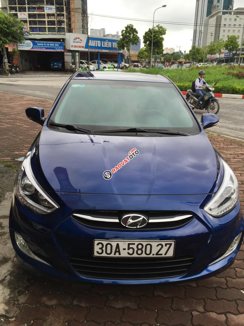 Bán Hyundai Accent Blue đời 2015, màu xanh lam, nhập khẩu nguyên chiếc-2