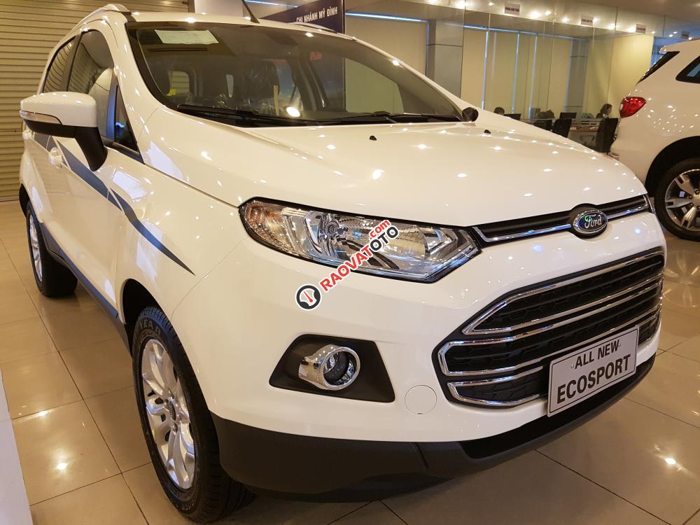 Bán Ford EcoSport Titanium 1.5l AT đời 2018, màu trắng-0