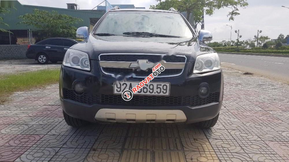 Cần bán lại xe Chevrolet Captiva LTZ 2.4 AT đời 2007, màu đen, giá 265tr-0