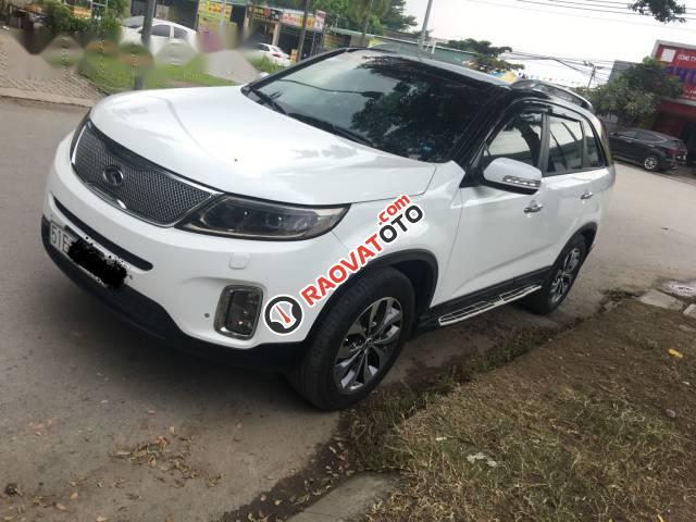 Bán Kia Sorento 2.2 AT 2016, màu trắng-1