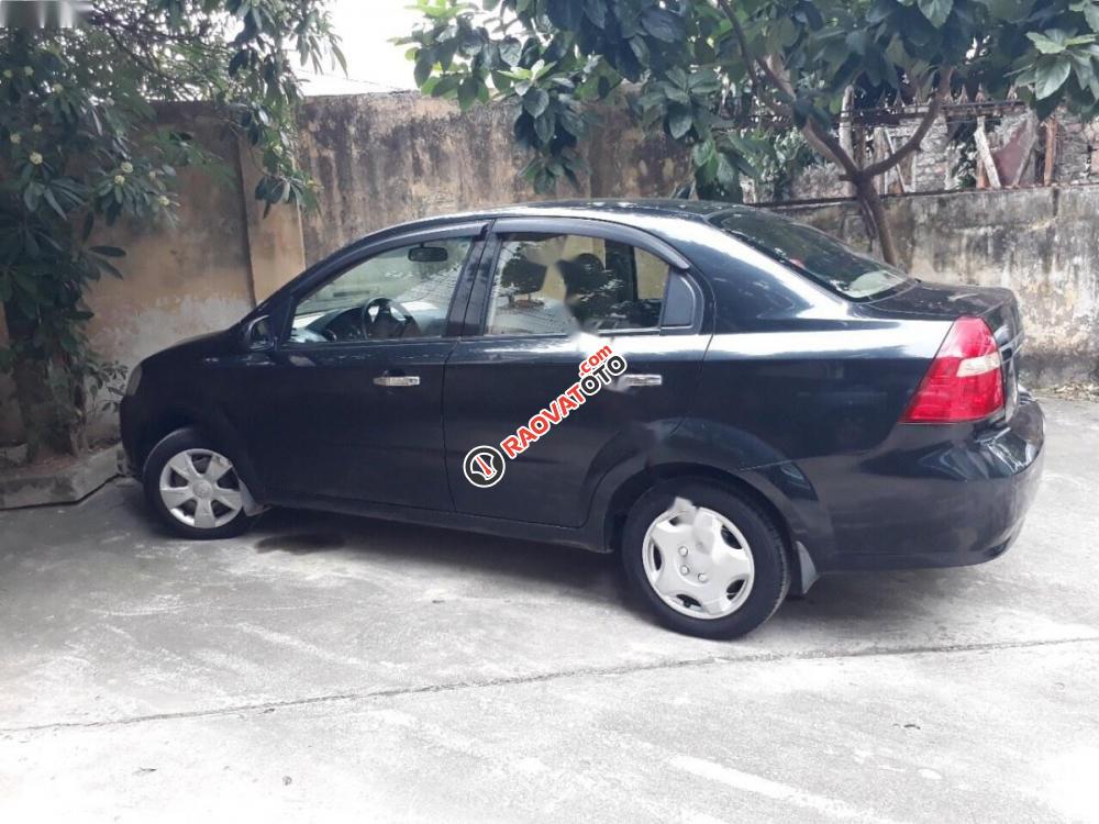 Bán Daewoo Gentra SX 1.5 MT đời 2009, màu đen số sàn, giá tốt-0