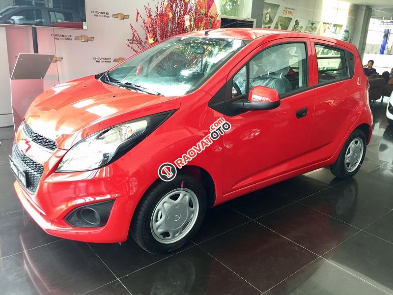 Bán Chevrolet Spark Duo năm 2017, màu đỏ-1