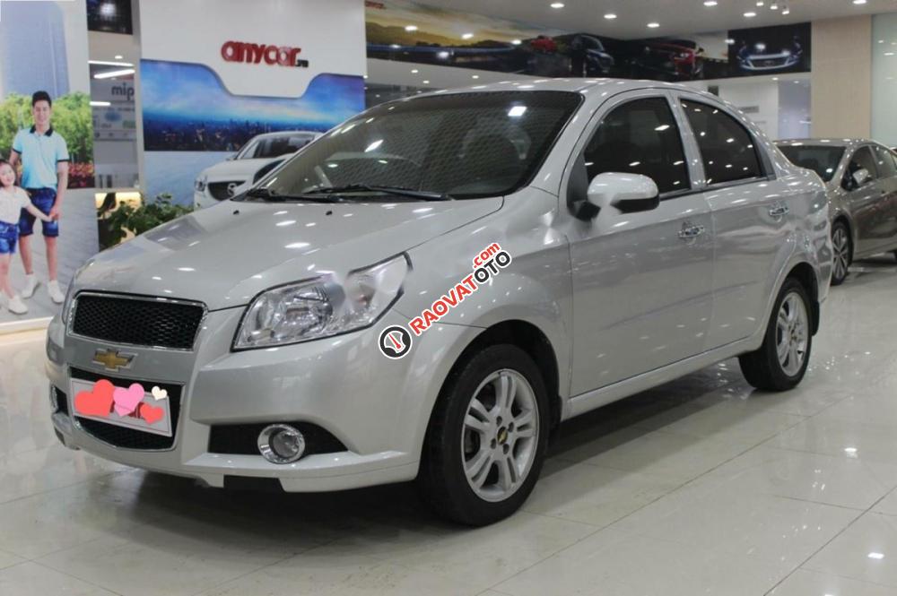 Bán xe Chevrolet Aveo LT 1.5 MT năm 2016, màu bạc -1