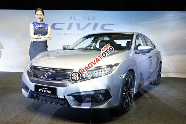 Bán xe Honda Civic 1.5L VTEC TURBO đời 2018, màu bạc, nhập khẩu, giá 898tr-1